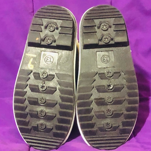 YOUTH GIRLS Suede Leather Winter Warm THERMOLITE Snow Boots Sz 13 - Picture 8 of 8